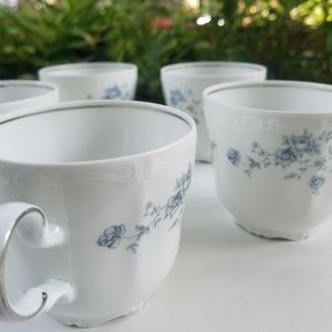 Johann Haviland China Teacups (5pcs)